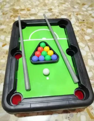 Mini mesa de billar infantil