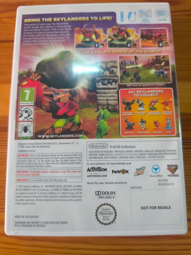 Wii Skylanders Giants