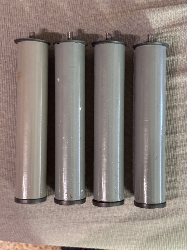 Base tapizada/somier beige tela. 135x180