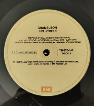 Helloween Chameleon 2Lp Vinilo