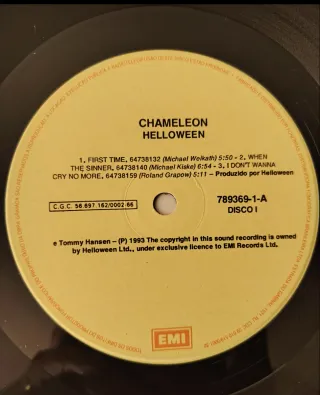 Helloween Chameleon 2Lp Vinilo