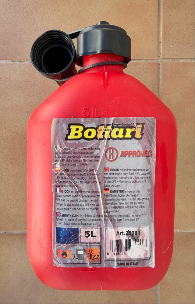 Bidón Gasolina 5L con Boquilla