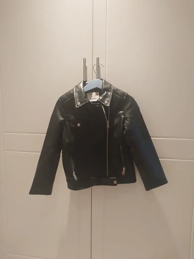 Chaqueta Zara Kids Negra Niña 7años