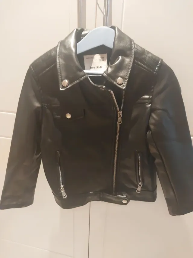 Chaqueta Zara Kids Negra Niña 7años
