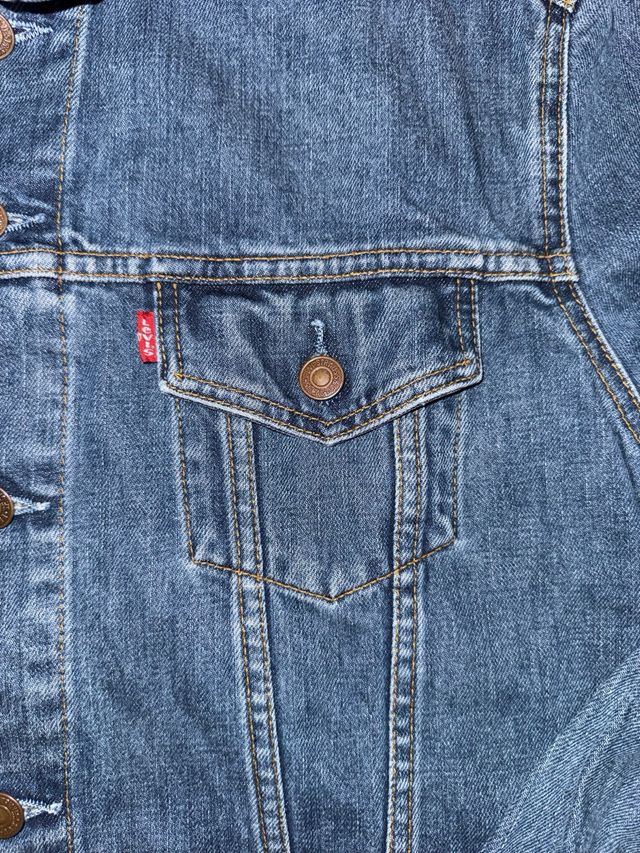 Chaqueta Vaquera Levi's Azul Marino Talla XL Mujer