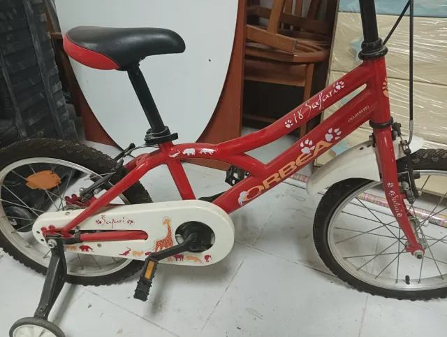 Bicicleta Orbea 18 Safari Infantil Roja