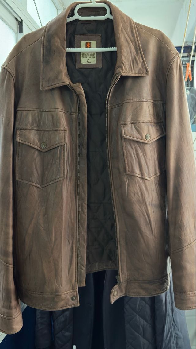 Chaqueta Coronel Tapioca Marrón Talla XL