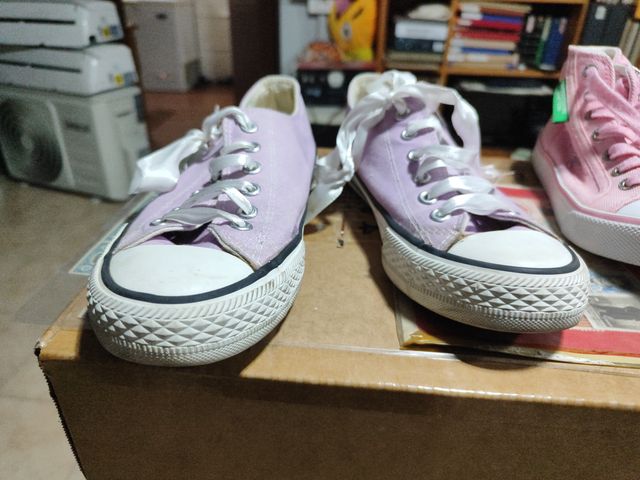Scarpe da ginnastica lilla Converse n. 37