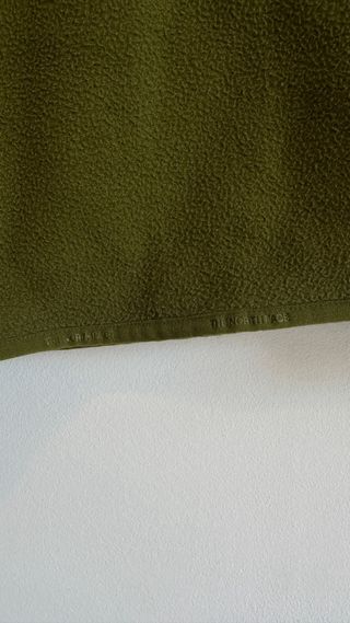 NORTH FACE forro polar Mujer verde cremallera