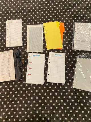 Agenda organizer ecopelle ad anelli