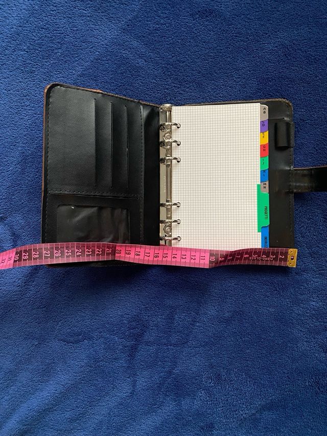Agenda organizer ecopelle ad anelli