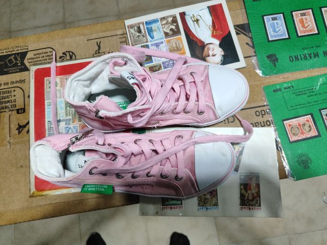 Scarpe Benetton bambina rosa n.34