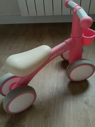 Bicicleta Umatoll sin pedales rosa