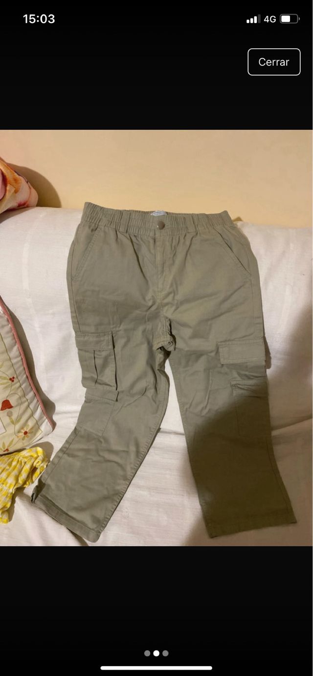 Pantalón cargo niña