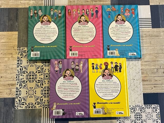 Colección de 5 libros del Mundo de Clodett