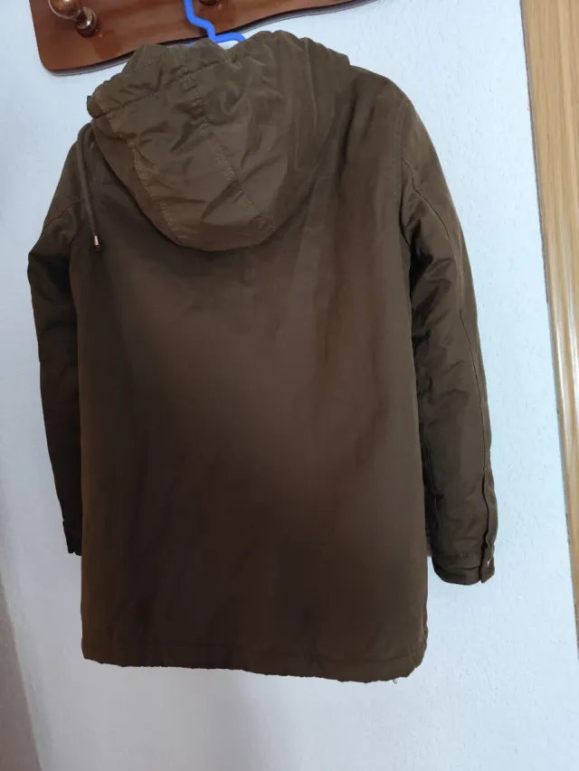 Abrigo acolchado verde