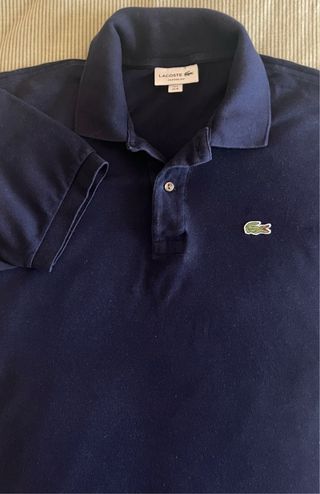 Polo Lacoste Azul Talla M