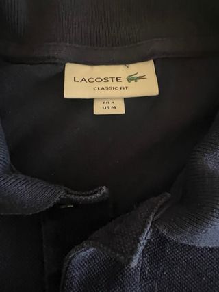 Polo Lacoste Azul Talla M