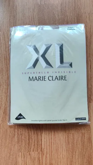 Panty 10 deniers Marie Claire Talla XL Beige