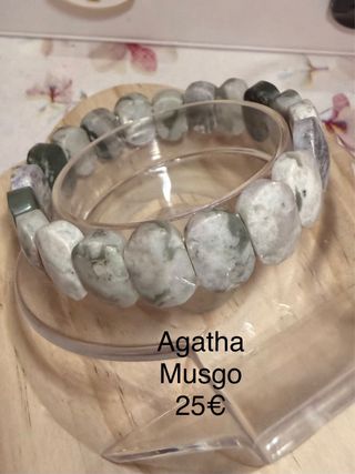 Pulseras minerales Naturales Elásticas