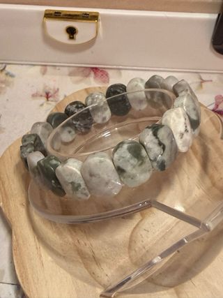 Pulseras minerales Naturales Elásticas
