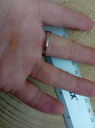 Anello acciaio con pietra turchese