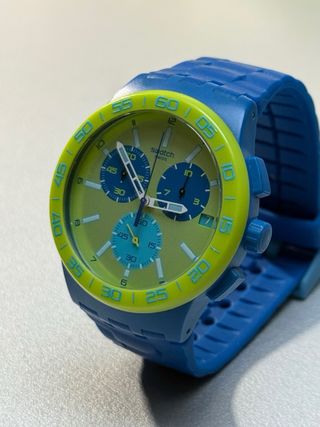 Swatch Chrono Blu e Giallo