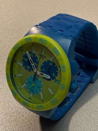 Swatch Chrono Blu e Giallo