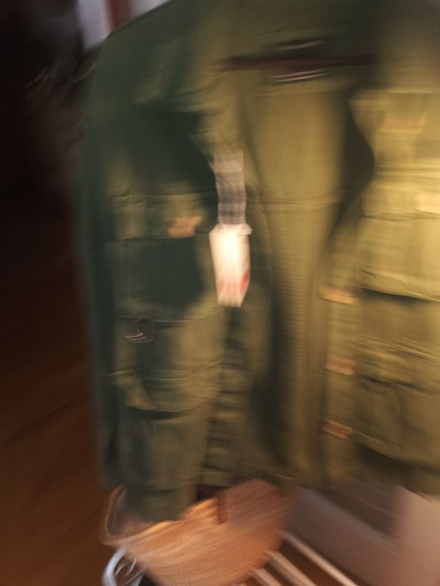 Chaqueta verde entretiempo mujer