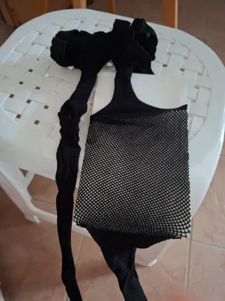 Collant donna rete cavallo aperto