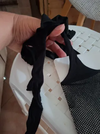 Collant donna rete cavallo aperto