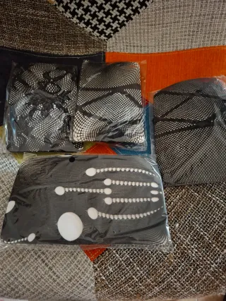 Collant donna rete cavallo aperto