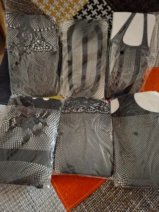 Collant donna rete cavallo aperto