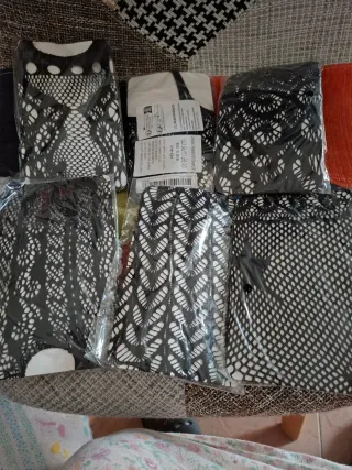 Collant donna rete cavallo aperto