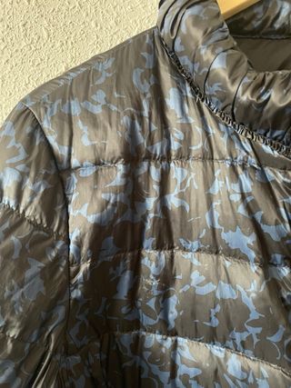 Plumas camuflaje negro/azul