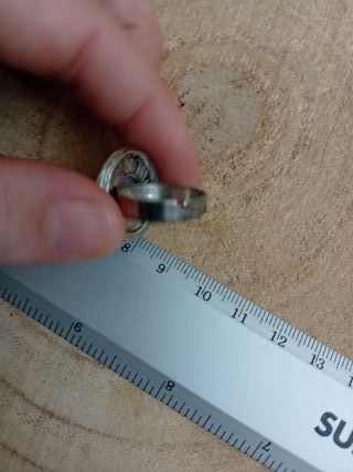 Anello Quarzo Rosa Etnico Regolabile