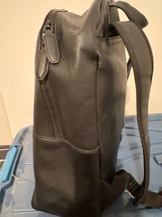 Mochila Piel Calvin Klein Negra