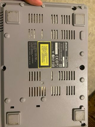 Consola Sony Playstation 1 (PS1) Gris No cables