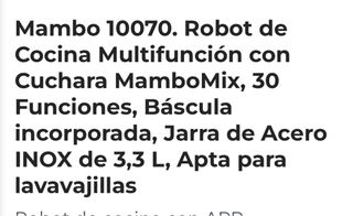 Robot Cocina Mambo 10070 Cecotec
