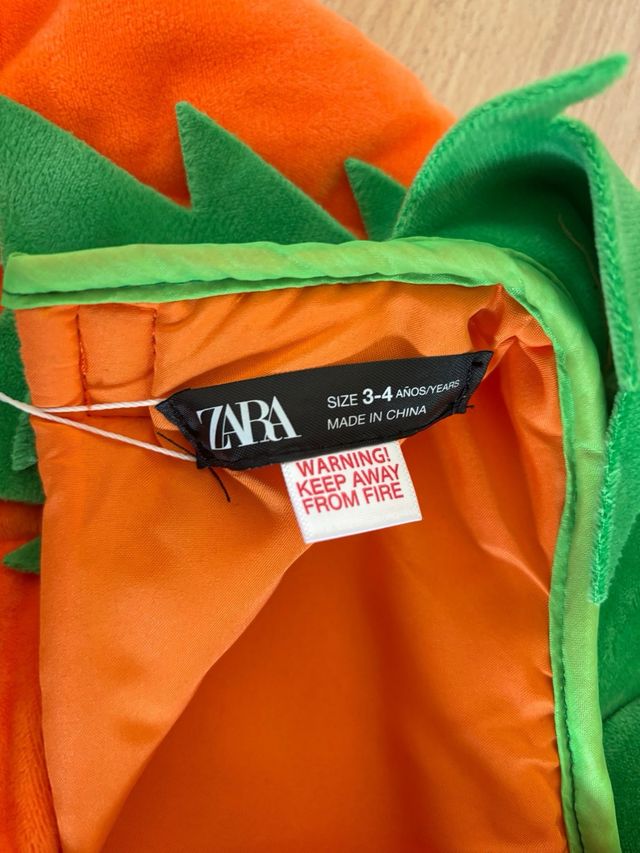 Disfraz Calabaza Zara Talla 3-4