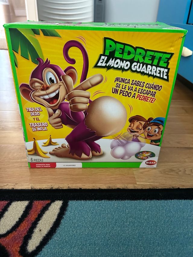 Pedrete el Mono Guarrete Juego Bizak