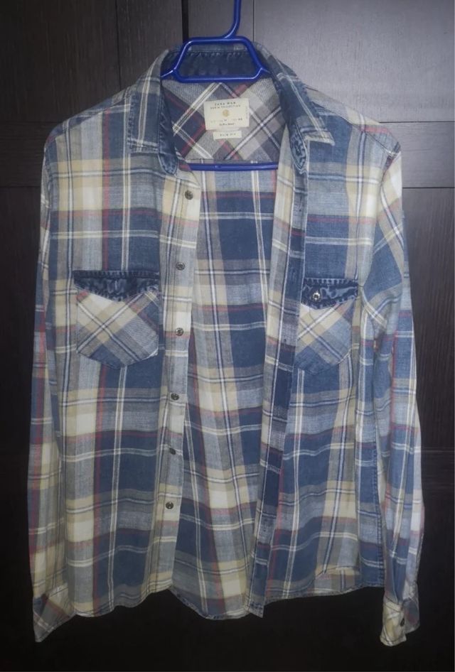 Camisa Zara cuadros M