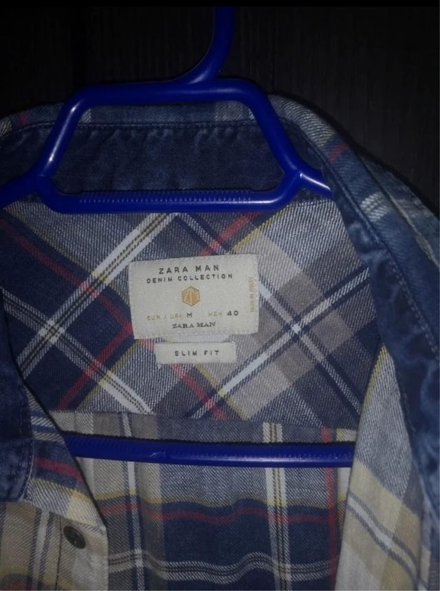Camisa Zara cuadros M