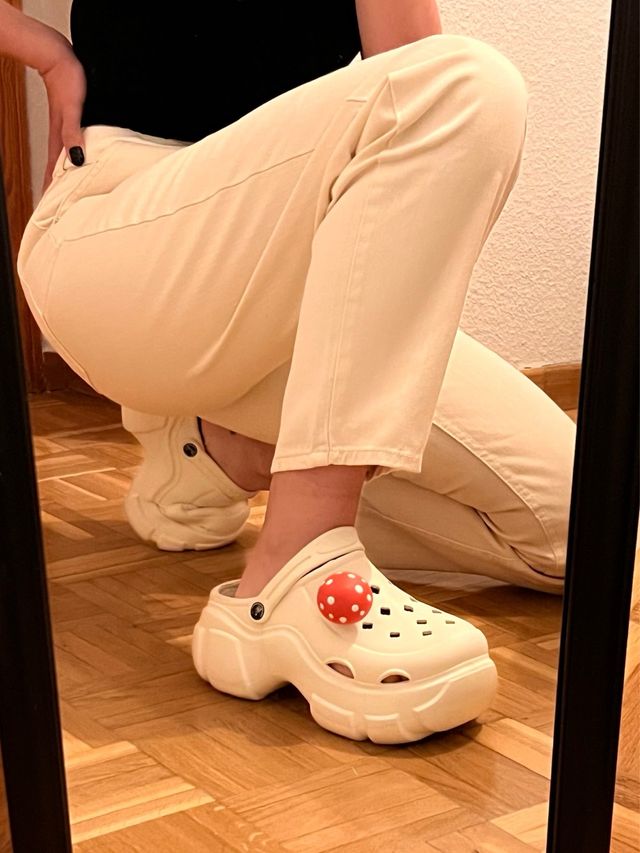 Jeans Mango Corina Beige