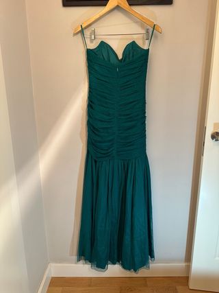 Vestido largo fiesta verde Purificación García