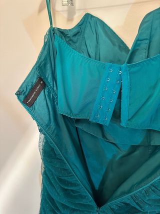 Vestido largo fiesta verde Purificación García