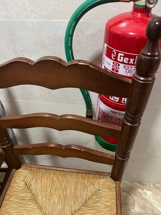 Sillas de comedor vintage madera