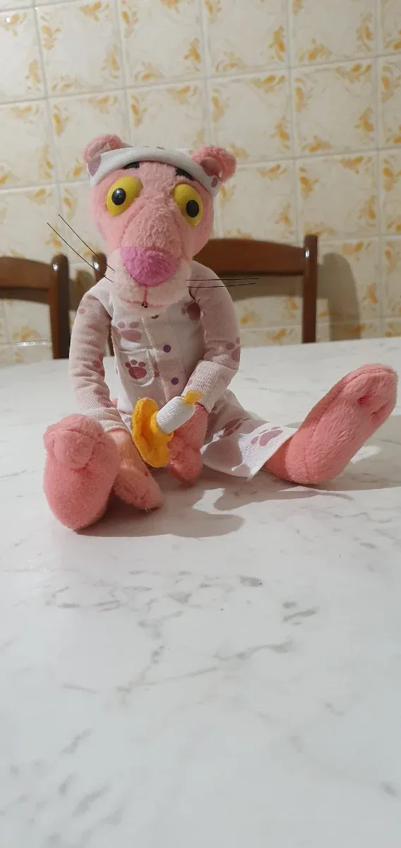 Pantera Rosa con Pigiama vintage