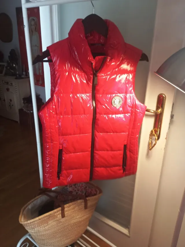 Chaleco Anorak Mujer DKNY Rojo Brillante