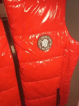 Chaleco Anorak Mujer DKNY Rojo Brillante